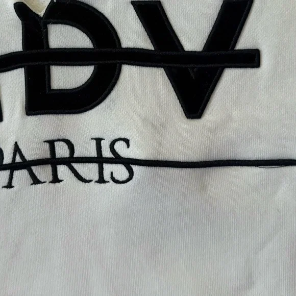 [SOLD] Manière De Voir black v-neck sweatshirt jumper dress size 8 - Picture 5 of 7